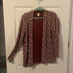 Boho patterned open cardigan (H&M)